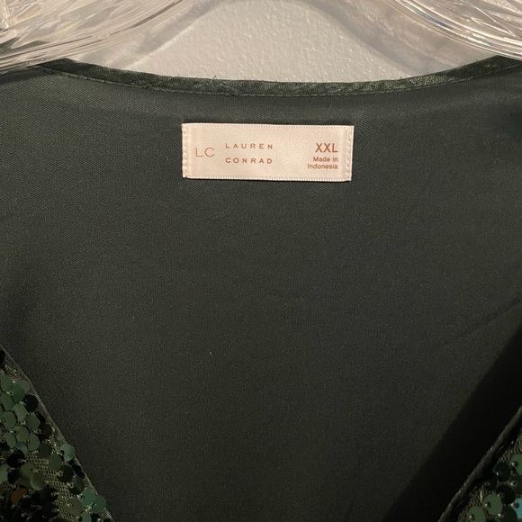 LC Lauren Conrad Sequin Wrap Mini Dress - Picture 6 of 6